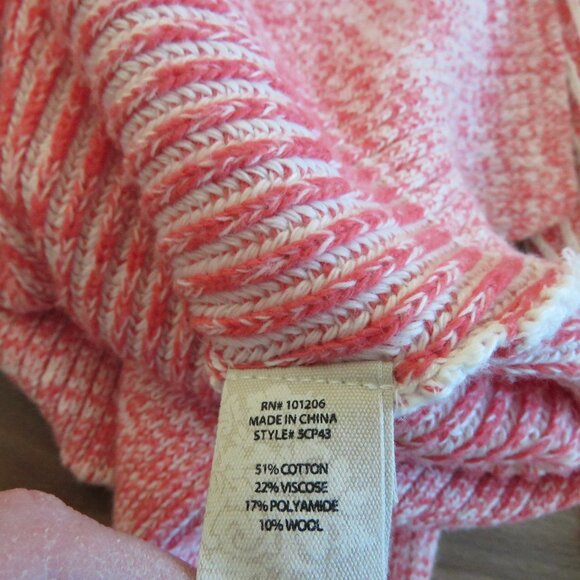 SOFT SURROUNDINGS Ribbed Funnel Neck Oversized Drop Shoulder Sweater - Size 2X - Picture 15 of 15